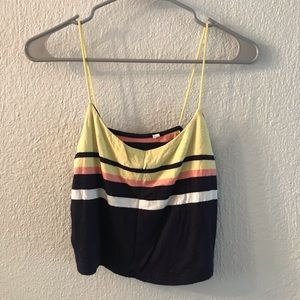 Vibrant block colored tank top